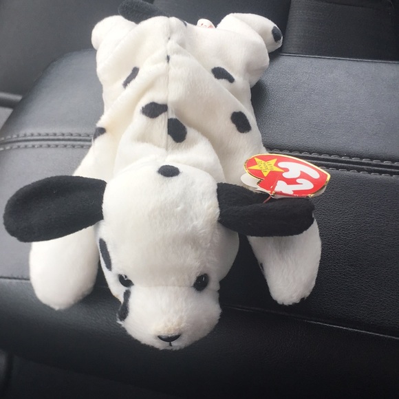 Vintage Retired “Dotty” Puppy Beanie 10-17-1996